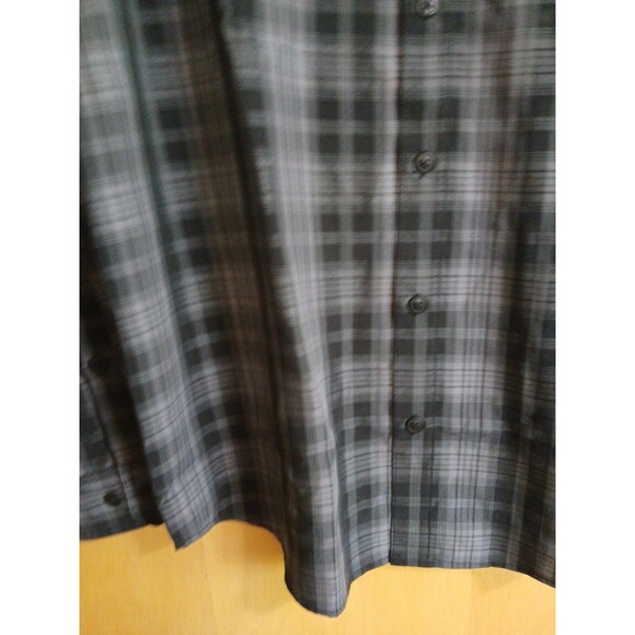 Columbia Omni-Shade Shirt Mens M Gray Plaid L.S. Sun Protection Outdoor Hiking M - Picture 9 of 16